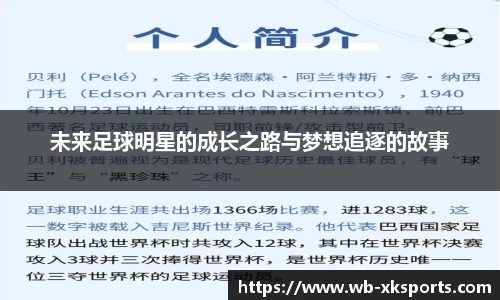 未来足球明星的成长之路与梦想追逐的故事